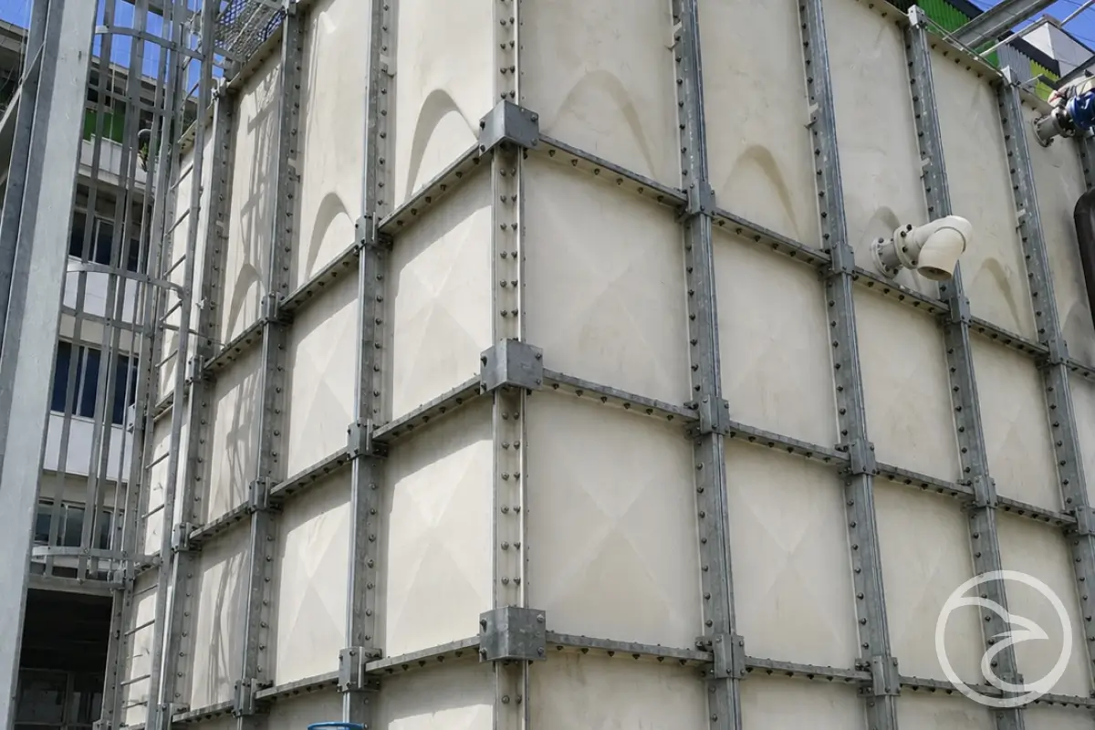 GRP panel water tank