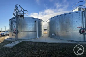 Galvanised tank coating durability on steel tank surface
