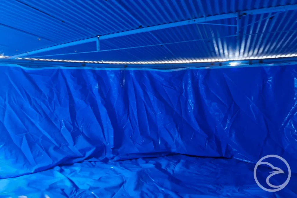 industrial fire containment waterproof liner system