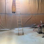 External inspection of fire water tank for compliance