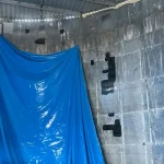 protective lining inside fire tank structure